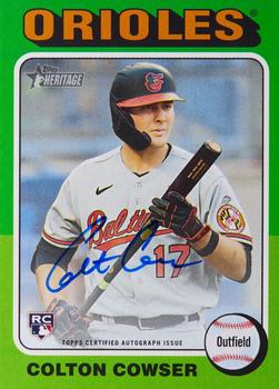 2024 Topps Heritage - Real One Autographs #ROA-CC Colton Cowser Front