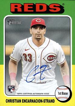 2024 Topps Heritage - Real One Autographs #ROA-CE Christian Encarnacion-Strand Front
