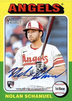 2024 Topps Heritage - Real One Autographs #ROA-NS Nolan Schanuel Front