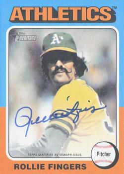 2024 Topps Heritage - Real One Autographs #ROA-RF Rollie Fingers Front