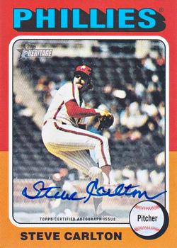 2024 Topps Heritage - Real One Autographs #ROA-SC Steve Carlton Front