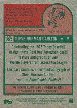2024 Topps Heritage - Real One Autographs Special Edition Red Ink #ROA-SC Steve Carlton Back