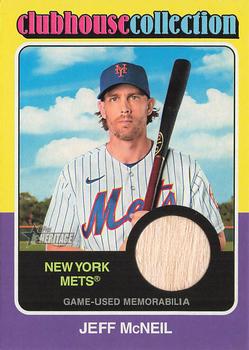 2024 Topps Heritage - Clubhouse Collection Relics #CCR-JMC Jeff McNeil Front