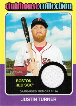 2024 Topps Heritage - Clubhouse Collection Relics #CCR-JT Justin Turner Front