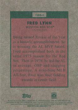 2024 Topps Heritage - 1975 Baseball Sensations #75BS-3 Fred Lynn Back