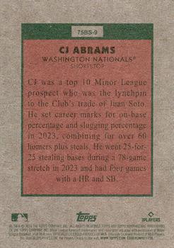 2024 Topps Heritage - 1975 Baseball Sensations #75BS-9 CJ Abrams Back