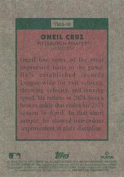 2024 Topps Heritage - 1975 Baseball Sensations #75BS-10 Oneil Cruz Back