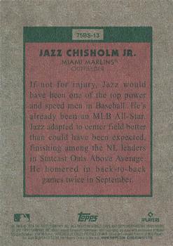 2024 Topps Heritage - 1975 Baseball Sensations #75BS-13 Jazz Chisholm Jr. Back