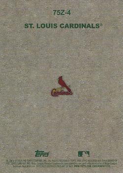 2024 Topps Heritage - 1975 Topps Zoo's Who Stick-Ons #75Z-4 St. Louis Cardinals Back