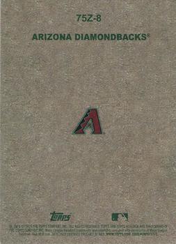 2024 Topps Heritage - 1975 Topps Zoo's Who Stick-Ons #75Z-8 Arizona Diamondbacks Back