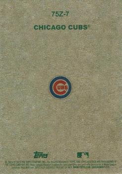 2024 Topps Heritage - 1975 Topps Zoo's Who Stick-Ons Red #75Z-7 Chicago Cubs Back