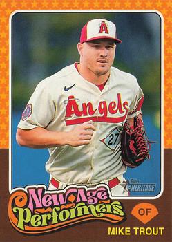 2024 Topps Heritage - New Age Performers #NAP-3 Mike Trout Front