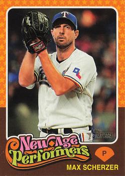 2024 Topps Heritage - New Age Performers #NAP-22 Max Scherzer Front