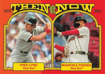 2024 Topps Heritage - Then and Now #TAN-1 Fred Lynn / Masataka Yoshida Front