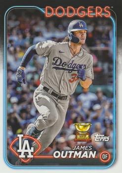 2024 Topps Los Angeles Dodgers #LAD-13 James Outman Front