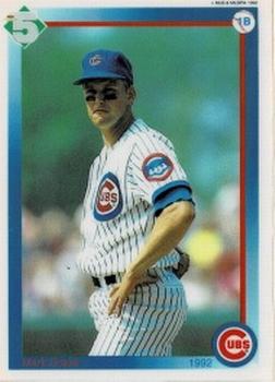 1992 High 5 Reusable Decals - Decals (Cut With Card Backing) #NNO Mark Grace Front