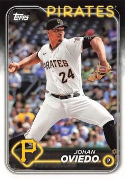 2024 Topps Pittsburgh Pirates #PIT-4 Johan Oviedo Front