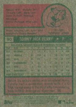 2024 Topps Heritage - Chrome Purple Refractor #90 Tommy Henry Back