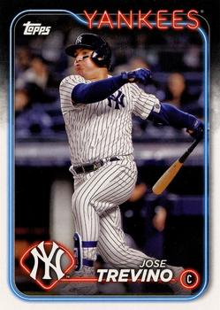 2024 Topps New York Yankees #NYY-6 Jose Trevino Front
