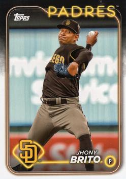 2024 Topps San Diego Padres #SDP-7 Jhony Brito Front