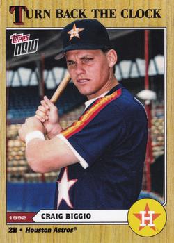 2024 Topps Now Road to Opening Day Houston Astros - Turn Back the Clock #ST-6 Craig Biggio Front