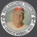 2005 Philadelphia Phillies Medallion Collection #NNO Charlie Manuel Front