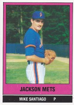1987 TCMA Collectors Kits Reprints - 1986 Jackson Mets #9 Mike Santiago Front