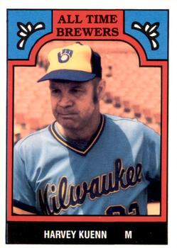 1987 TCMA Collectors Kits Reprints - 1986 All-Time Milwaukee Brewers - Color #12-BRE Harvey Kuenn Front