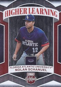 2023 Panini Elite Extra Edition - Higher Learning #HL-8 Nolan Schanuel Front