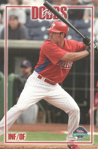 2007 Philadelphia Phillies Photo Cards #NNO Greg Dobbs Front