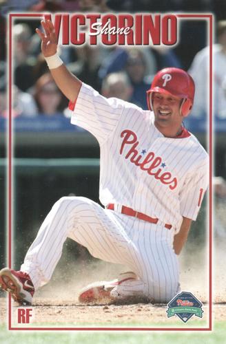 2007 Philadelphia Phillies Photo Cards #NNO Shane Victorino Front