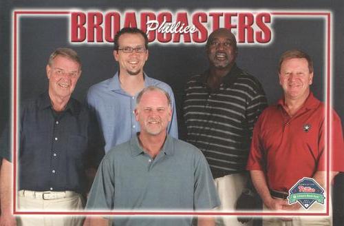 2007 Philadelphia Phillies Photo Cards #NNO Phillies Broadcasters Front