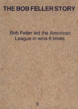 1982 ASA The Bob Feller Story #3 Bob Feller Back