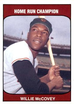 1987 TCMA Collectors Kits Reprints - 1985 Home Run Champions #NNO Willie McCovey Front