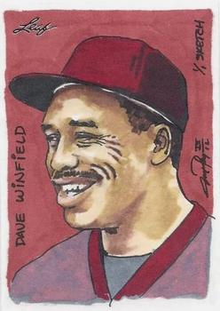 2012 Leaf Best of Baseball - Sketch Cards #NNO Dave Winfield Front