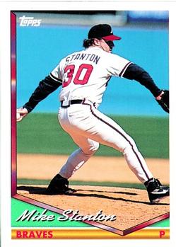 1994 Topps #107 Mike Stanton Front