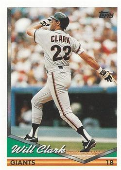 1994 Topps #240 Will Clark Front