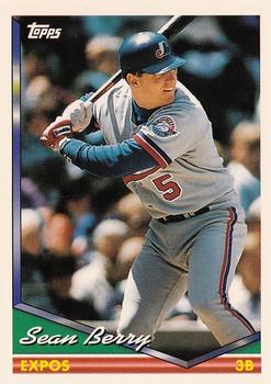 1994 Topps #344 Sean Berry Front