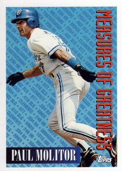 1994 Topps #609 Paul Molitor Front
