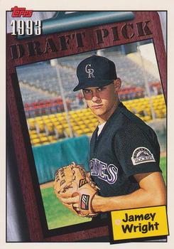 1994 Topps #744 Jamey Wright Front