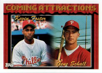 1994 Topps #786 Kevin Foster / Gene Schall Front