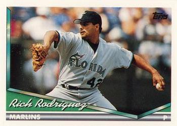 1994 Topps #312 Rich Rodriguez Front