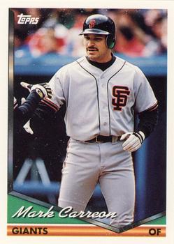 1994 Topps #327 Mark Carreon Front