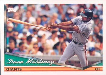1994 Topps #174 Dave Martinez Front
