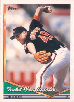 1994 Topps #242 Todd Frohwirth Front