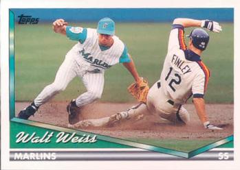 1994 Topps #256 Walt Weiss Front