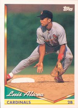 1994 Topps #416 Luis Alicea Front
