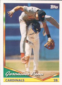 1994 Topps #444 Geronimo Pena Front