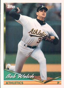 1994 Topps #521 Bob Welch Front