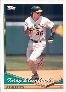 1994 Topps #610 Terry Steinbach Front